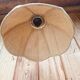 Vintage rattan flower pendant