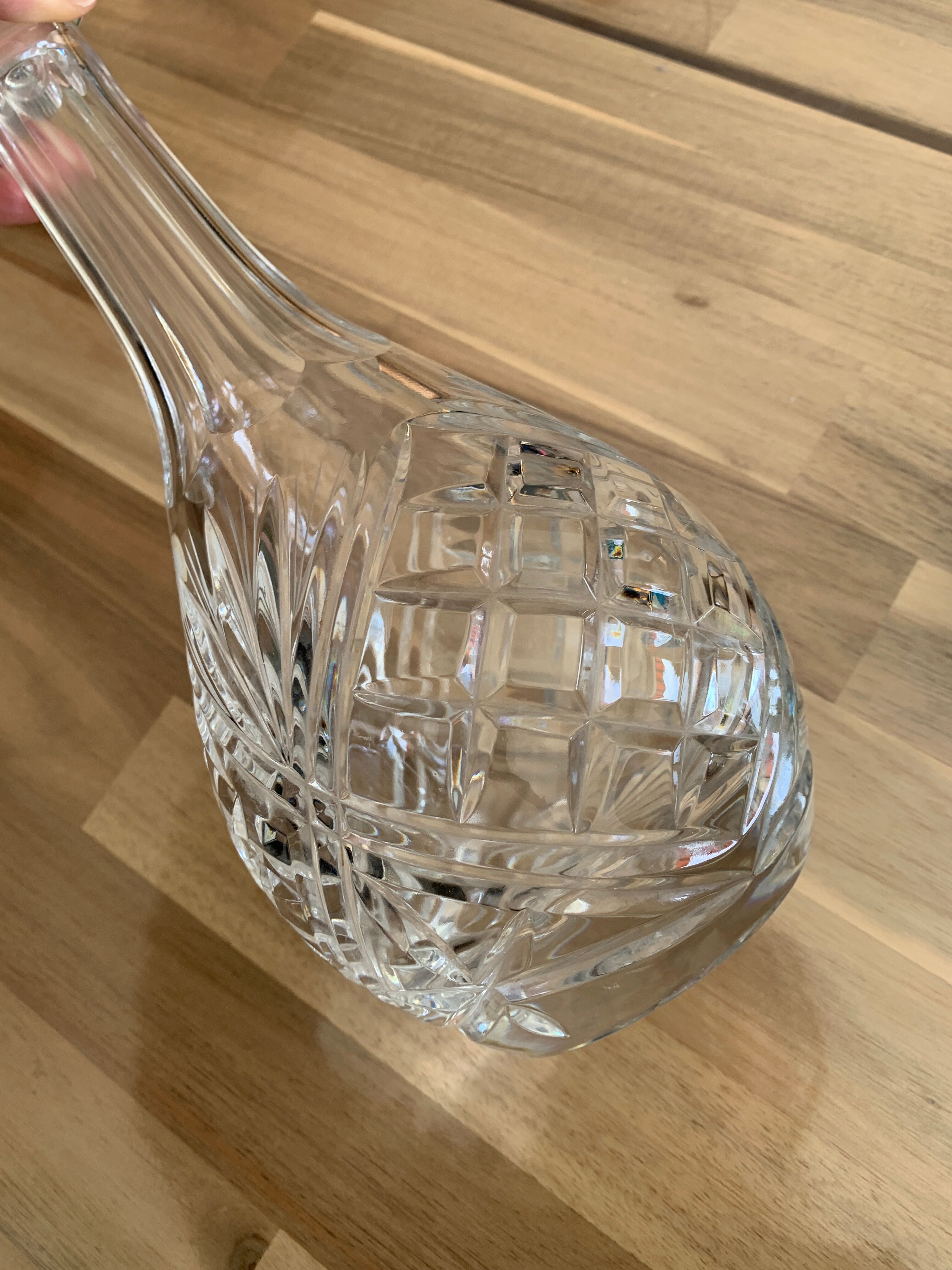 Vintage bohemian crystal decanter