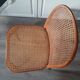 vintage thonet cane armchair chair model 811 design by josef hoffman 60s
