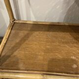 Small Rattan & Bamboo Shelf