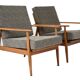 Pair of scandinavian armchairs, dating back 60 years