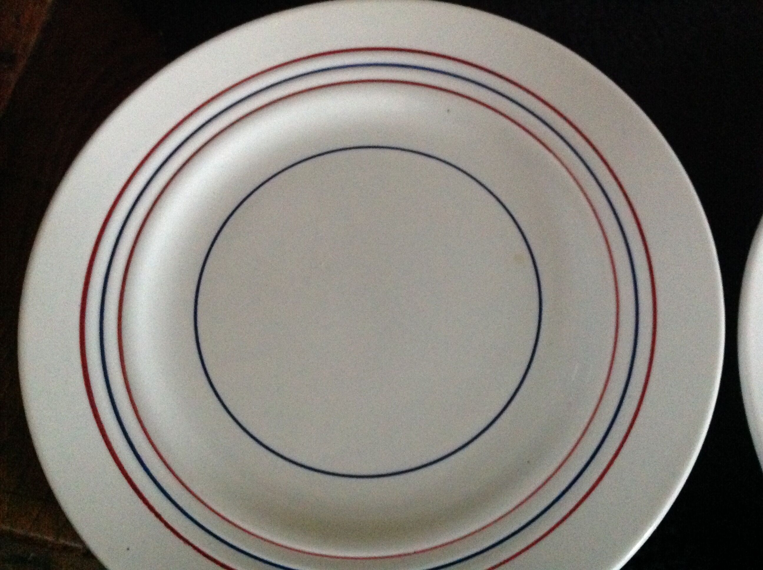 Série de 7 assiettes à dessert vintage
