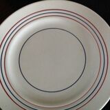 Series of 7 vintage dessert plates