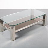 Chrome coffee table by Belgo Chrom, Belgium 1970