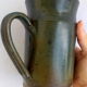 Khaki green enamelled pitcher