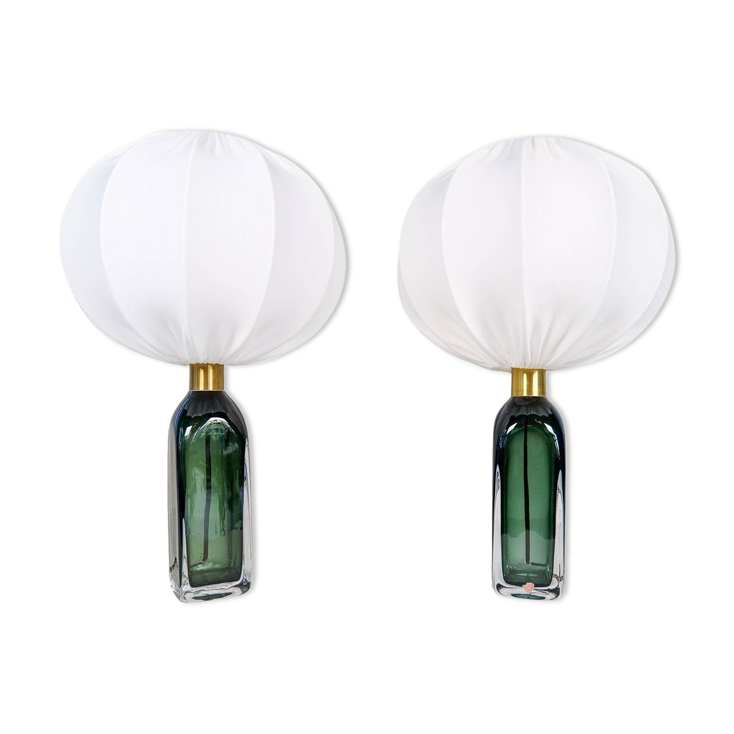 Mid-Century Modern Table Lamps by Carl Fagerlund for Orrefors Sweden RD 1406