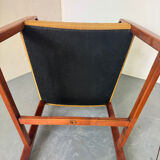 High quality Scandinavian Style Wood and Rope Armchair, 1970s