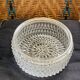 Moulded glass ceiling globe