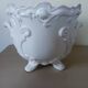 Earthenware cache pot from Moustiers.