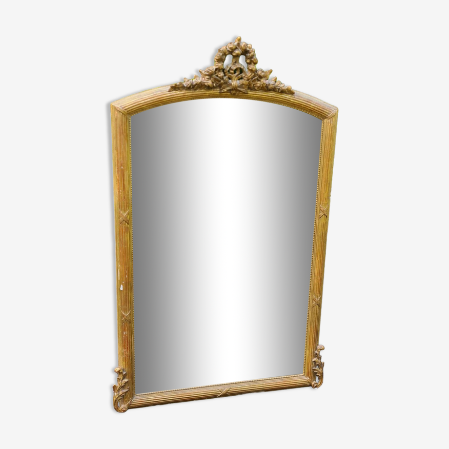 Miroir ancien doré époque Napoléon III | Selency