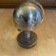 Vintage 1960s Brass World Map Globe Lighter #E2