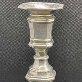 Pair of English silver-plated candlesticks from the 1950s