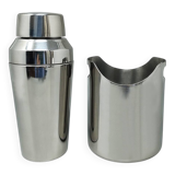 1970s Gorgeous Cocktail Shaker With Ice Bucket by Motta. Made in Italy