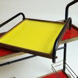 Vintage Bar Serving 1960's Red & Yellow