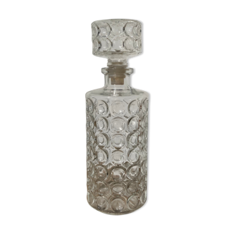 Vintage round whisky decanter