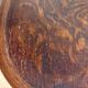 set of 3 curved wooden bistro chairs with patterns