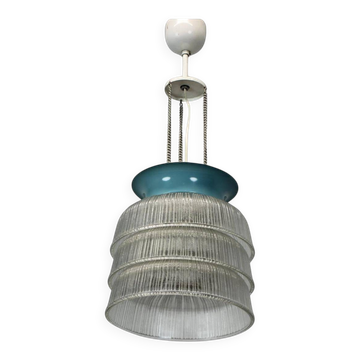 Suspension en verre par Napako, années 1970