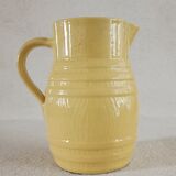 Glazed ceramic pitcher