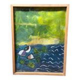 Peinture signée encadrée