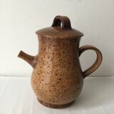 Signed stoneware ceramic coffee maker