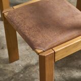 6 dining chairs by Luigi Gorgoni for Roche Bobois