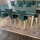 Salle à manger Umberto Mascagni — Table et 8 chaises, Italie, années 1950
