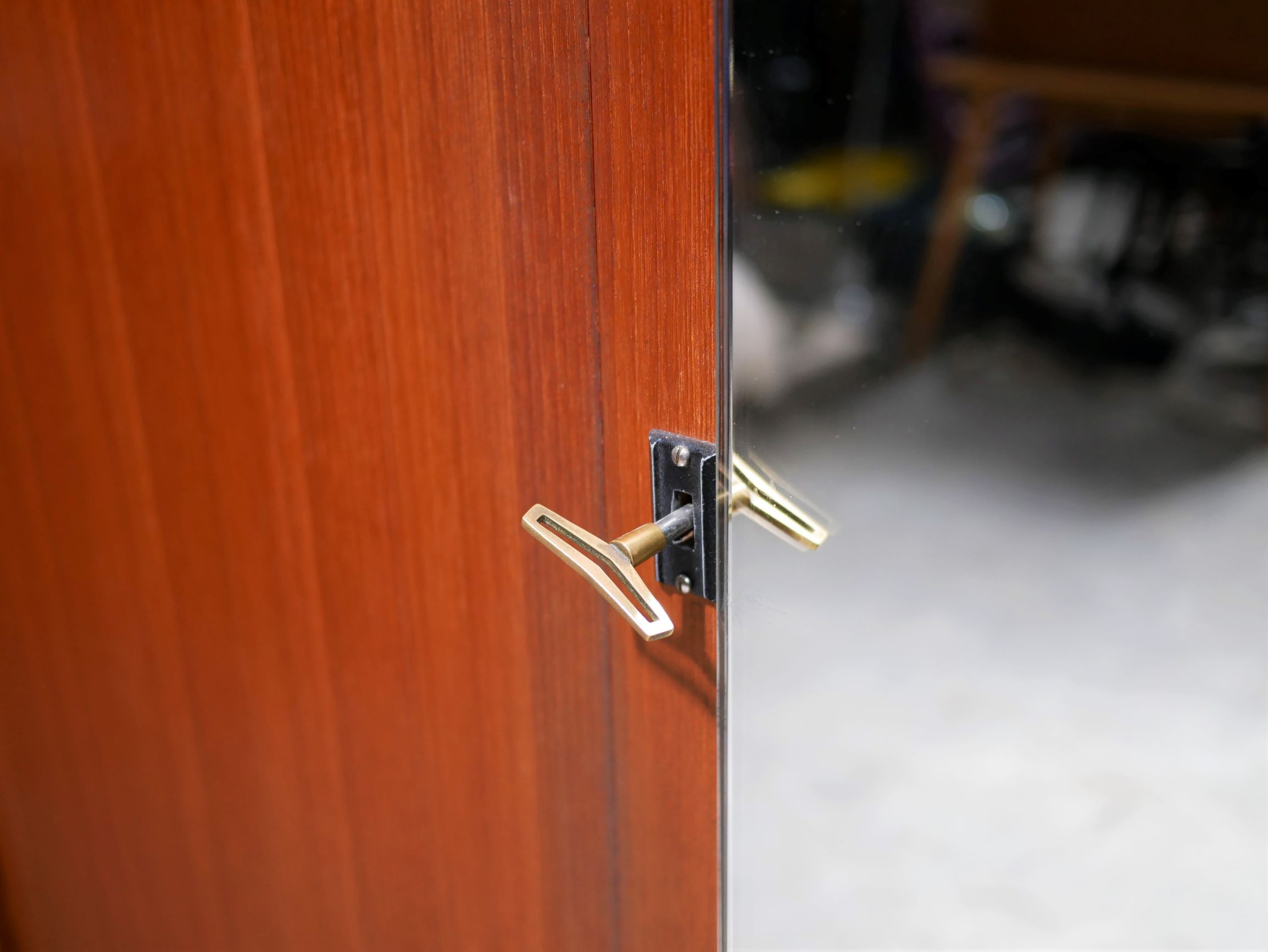 Vintage teak wardrobe