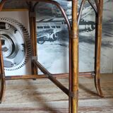 Side service table in old rattan