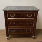Commode en acajou de style louis xvi d époque du xix ème siècle