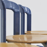 Vintage Bruno Rey dining chairs model 3300 set of 8