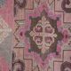 Vintage Turkish Oushak rug 216x391 cm