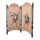 Italian screen with recent decorative painting