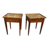 Pair of Regency style bedside tables