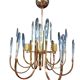 Lustre doré 6 lampes