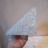 Modernist wall lamp perspex