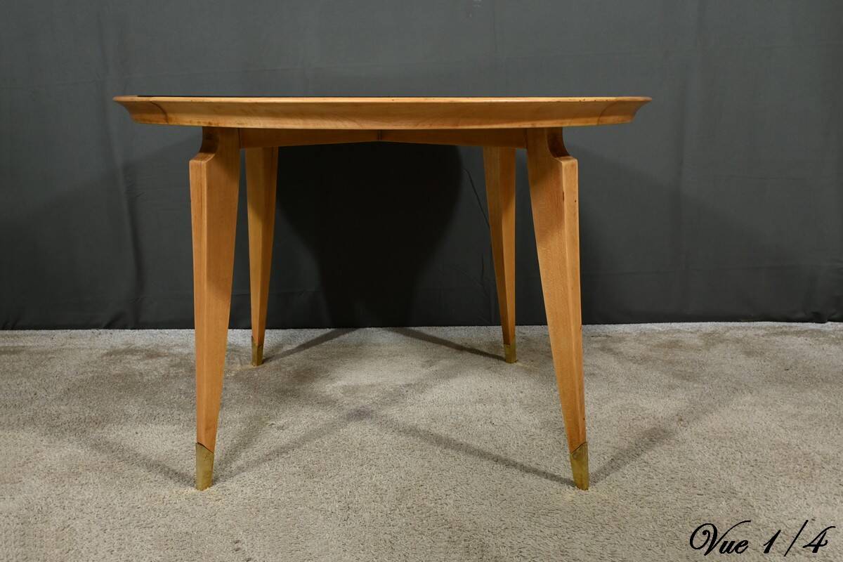 Beech and alder coffee table – 1960