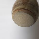 Glazed ceramic vase - Signed pictogram (Signature to be identified)