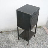 Industrial metal bedside