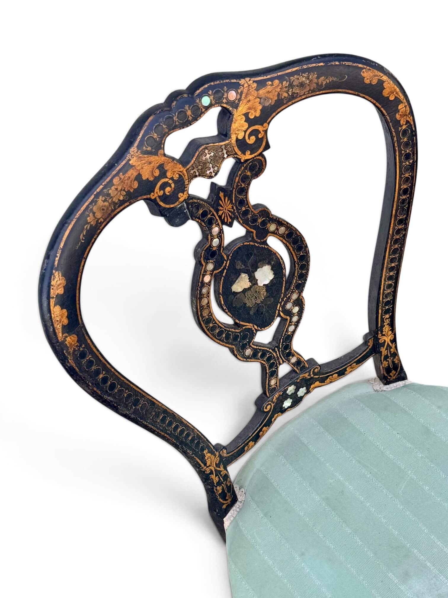 Série de 3 chaises Napoléon III