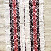 Centre de table en coton tissé 40 X 86
