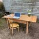 Old solid pine table – farmhouse spirit with a rustic style