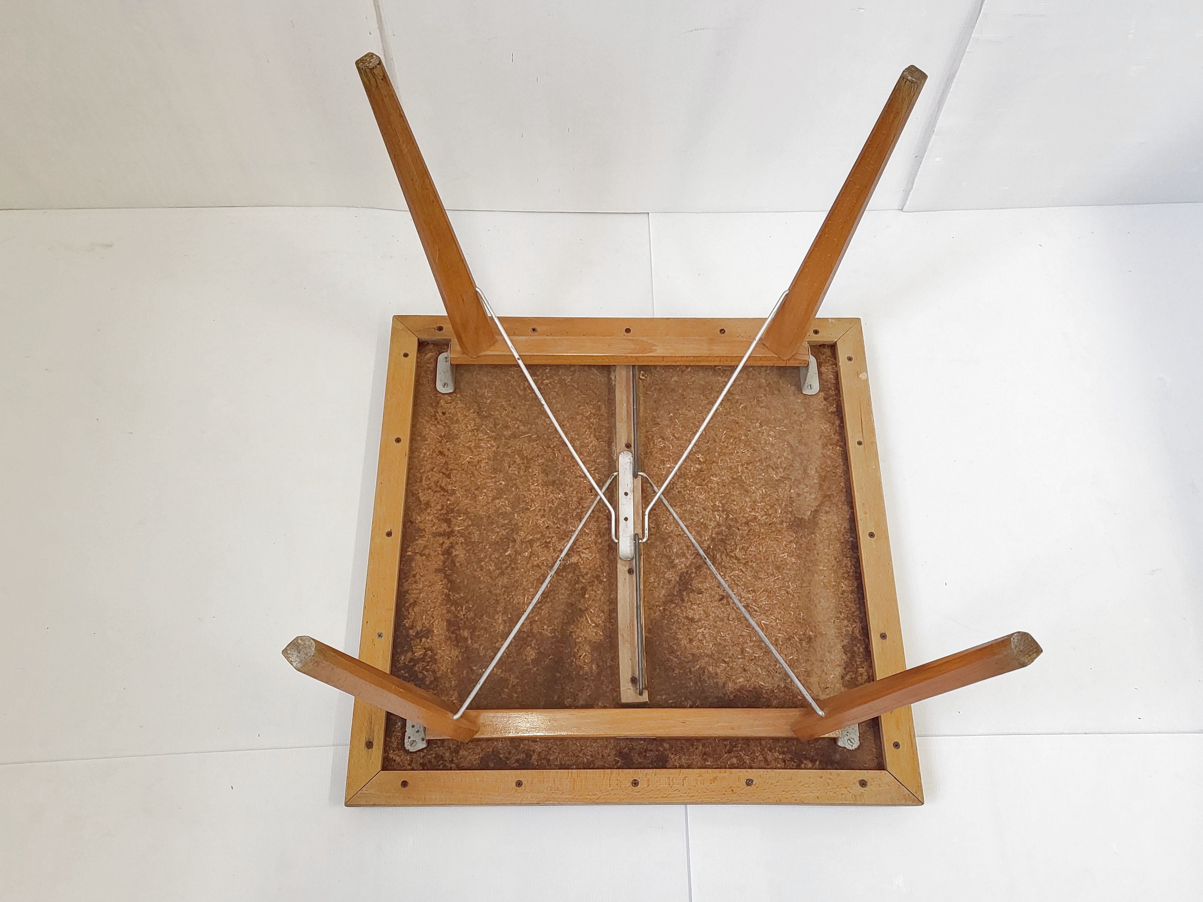 Vintage folding coffee table 1950