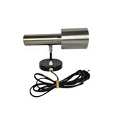 Koch & Lowy - wall spotlight - stainless steel - Space Age lighting - Ameri