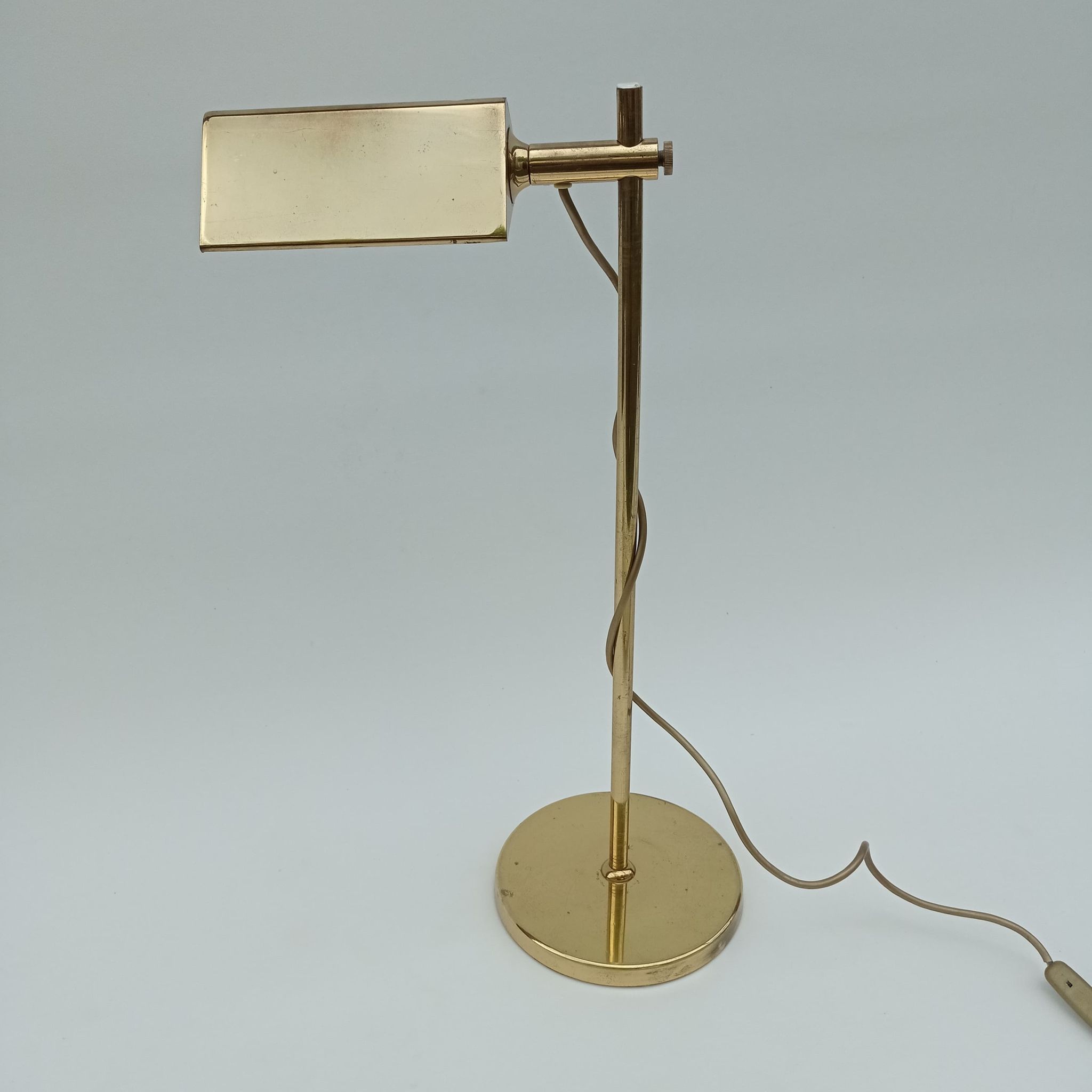 Brass desk lamp from the 70's