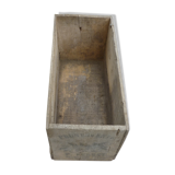 Old crate has plums wood