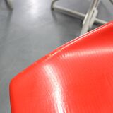 1960s Miroslav Navratil Set of Eight Fiberglass Chairs for Vertex, Czechosl