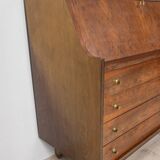 Vintage 1960s wooden secretaire sideboard design G.Frattini for Bernini