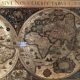 Golden old and new world map