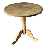 Antique oak tripod table