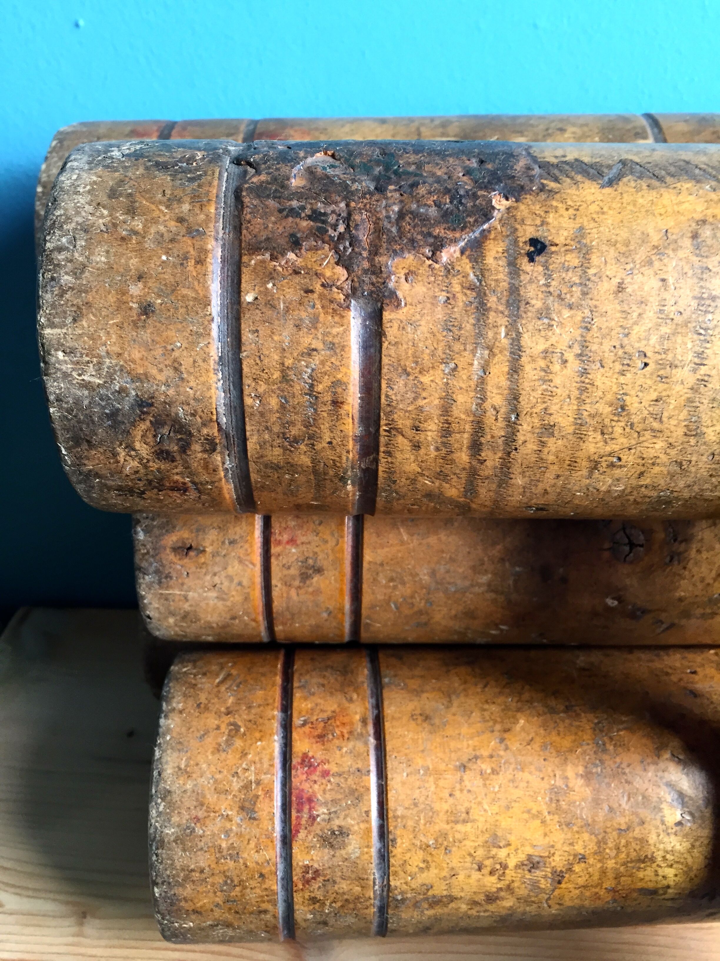 Old wooden keels 19th century French countryside